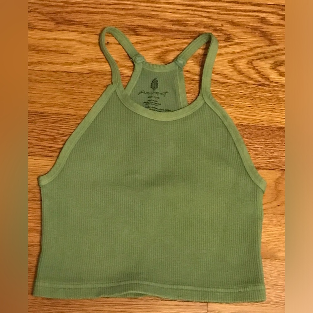 Free People Happiness Runs Racerback Crop Tank